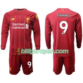 Billige Fotballdrakter Liverpool Firmino 9 Barn Hjemmedraktsett 2019/20 Langermet